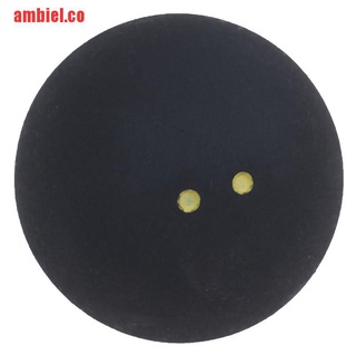 【ambiel】Squash Ball Two-Yellow Dots Low Speed Sports Rubber Balls Comp (6)
