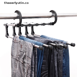 YUTIN 5 In 1 Pant Rack Hanger For Clothes Organizer Multifunction Magic Trouser Hanger .