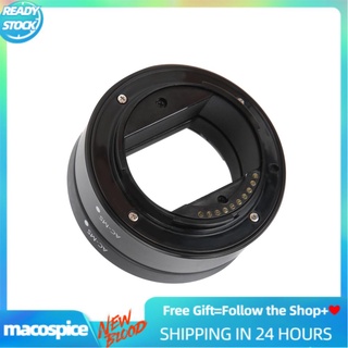 Macospice Macro anillo cámara len accesorios de plástico NEX montaje Macro tubo de extensión 10mm+16mm Set para Sony A7S3/A7R3/A9II/ 0/A7C/A7