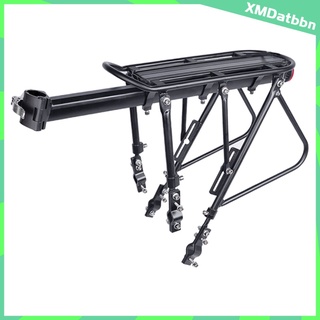 100kg Bike Rear Rack Load Carrier MTB Tailstock Biking with Light Reflector (1)