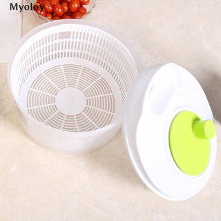 Myoloy plástico grande ensalada Spinner hoja secador de lechuga escurridor de verduras aderezo hierba agua mi (1)