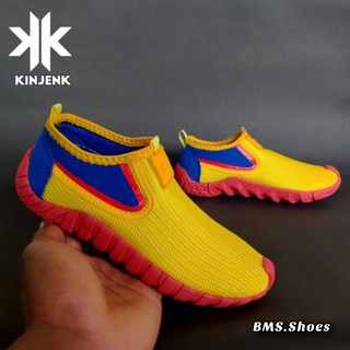 Slip On Kids zapatillas Casual amarillo Slop zapatos zapatillas Kinjenk SQ006