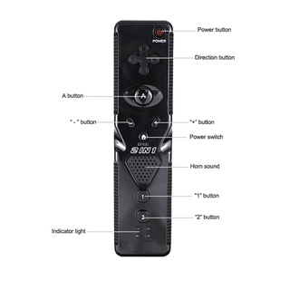 Mando A Distancia Inalámbrico 2 En 1 Para Wii Nunchuck Con Gamepad Motion Plus Para Control Remoto Joystick Joypad 4.6 IN (6)