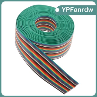 26 pines Multicolor arco iris cinta Cable 5m longitud 3,2 cm de ancho alambre de cableado