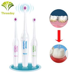 Cepillo de dientes eléctrico con 3 cabezales de cepillo de dientes/higiene bucal/productos de salud (2)