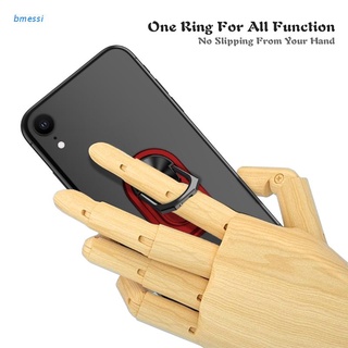 bmessi 360 rotación universal anillo de dedo kickstand teléfono celular anillo soporte soporte de metal teléfono agarre para coche magnético montaje (1)