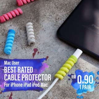 protector de cable espiral de usuario para iphone ipad ipod