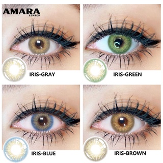 Lentes de contacto AMARA 1 par de lentes de contacto de colores de la serie IRIS uso anual Vip