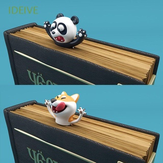 ideive regalo marcadores panda suministros escolares de dibujos animados estilo animal nuevo creativo shiba inu divertido papelería pvc libro marcadores