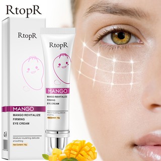 RtopR Mango Anti-Winkles crema de ojos cuidado de la piel Anti-Puffiness círculo oscuro Anti-envejecimiento hidratante reafirmante Facial 15g