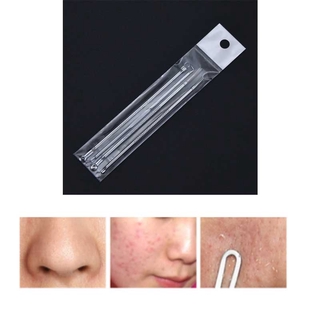 4 pieza aguja de acné de acero inoxidable para Removedoras de acné herramienta de limpieza de piel (3)