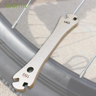 Martin portátil Durable de acero inoxidable eliminación herramienta de reparación de llanta rueda de radio llave de radio de bicicleta