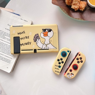 Cartoon Rich Duck Nintendo Switch caso consola de juegos Protector de mango TPU cubierta de silicona suave (7)