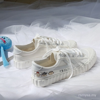 Crayon Shin-Chan zapatos de lona zapatos de mujer nuevo estudiante de dibujos animados versátil pintado a mano zapatos de los niños Crayon Shin-Chan zapatos