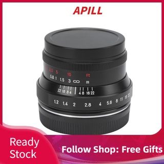 Apill 7Artisans 35mm F Z Mount APS‐C lente de cámara para Nikon Z5/Z6/Z7/Z50/Z6 II/Z7 II