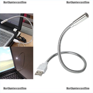 northvotescastfine 1pc portátil bolsillo usb teclado flexible pc portátil portátil lámpara led leer nvcf