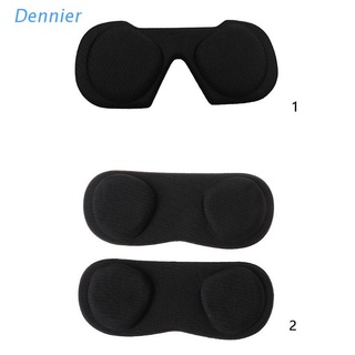 Den 1/2PCS negro esponja suave a prueba de polvo cubierta lente funda protectora para Oculus Rift S Gaming Headset VR gafas