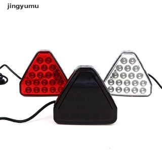 [jing] lámpara de señal de freno universal estilo triángulo sport 12led/lámpara de freno trasera.