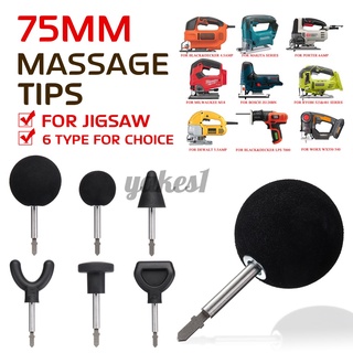 Massager Tip Adapter Massage 75mm Rod Extended Head