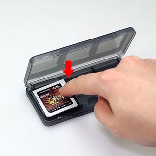 [venta caliente] estuche de almacenamiento de tarjeta de juego transparente 6 en 1 para Nintendo 3DS XL LL NDS DSi (8)