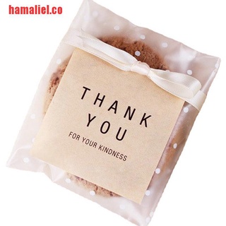 【hamaliel】100pcs/set Gift Biscuits bag Packaging Bread Baking candy Cook (5)
