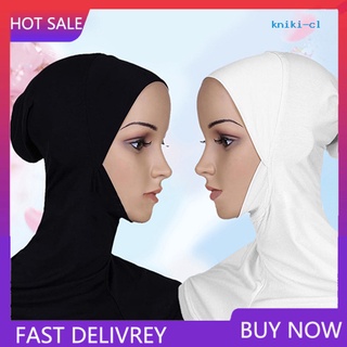 NSMZ_ Women Muslim Modal Full Cover Hijab Cap Islamic Head Wear Hat Underscarf