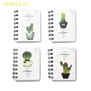 indira1 lindo cactus diario suministros de oficina planificador espiral cuaderno diario bloc de notas bloc de notas