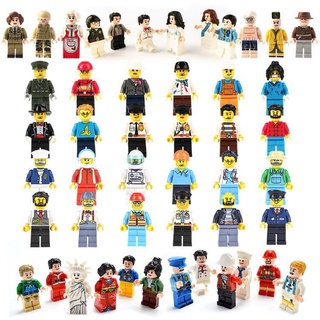 LEGO compatible small particle building block dolls, children's educational toys, building block accessories (7)