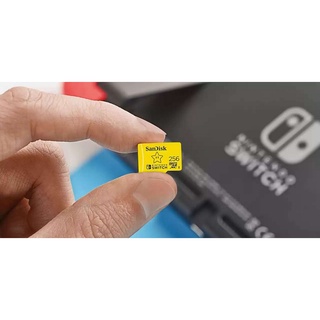 SanDisk Tarjeta MicroSD De 256 Gb Nintendo Switch Autorizado Mario Tema TF Tarjetas De Alta Velocidad De Memoria Para Expansión De Juego (4)