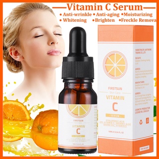 [jm] 10 ml de vitamina c ácido hialurónico hidratante retinol facial anti envejecimiento suero