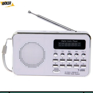Ak T-205 Radio Fm portátil Hifi tarjeta altavoz Digital Multimedia Mp3 música altavoz deportes al aire libre altavoz (5)