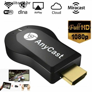 (Lumjhot) 4K AnyCast M2 Plus WiFi Display Dongle HDMI Media Player Streamer TV Cast Stick [lucaiitomj] (1)