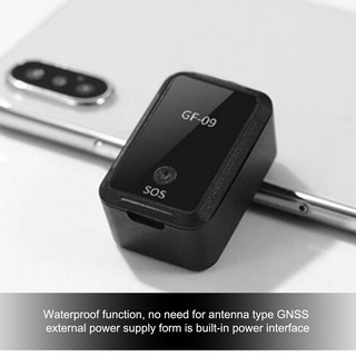 [xiaobaihong] Mini GPS GF-09 con Rastreador De tiempo Real Para coche/Dispositivo De seguimiento antirrobo