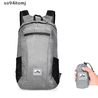 [takejoynew] mochila plegable portátil de 20 l impermeable mochila plegable bolsa al aire libre