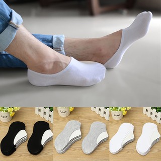 10 pares de mocasines de algodón antideslizantes invisibles de corte bajo sin mostrar calcetines (2)
