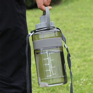 condiward plástico de gran capacidad con paja de viaje deportes botella de agua hervidor portátil 600-2000ml libre de bpa al aire libre de beber ventosa/multicolor (5)