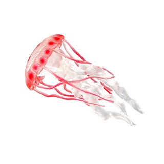 ✱⊙Juguete Hisashi, modelo de medusa multicolor, simulación, juguetes de animales marinos, rompecabezas para niños