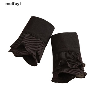 [Meifuyi] 1Pair Elegant Women Decorative Sleeve Lace Wrist Cuffs Arm Warmer Sleeve Cuff 439CO