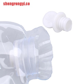 [shengrongyi] Mini botella transparente de agua caliente con dibujos animados Wa (6)