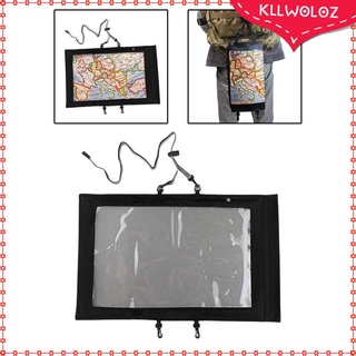 Kllwoz funda/estuche De Mapa De Watertight con ventana Transparente y cordón Para cámara/senderismo