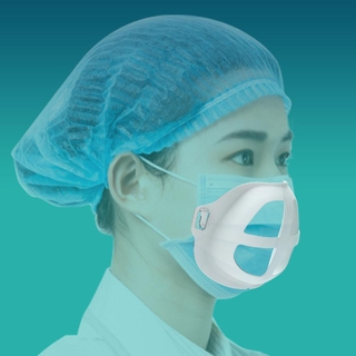 1Pcs desechables 3D tridimensional cómodo Anti-aborto antiadherente nariz máscara boca soporte interior soporte
