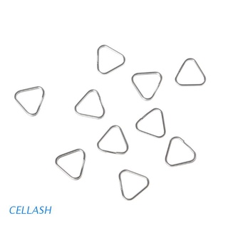 Cellash 10pcs/set Metal Triangle Rings Split Digital Camera Strap Hook Replacement Parts