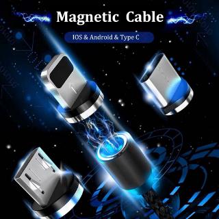 cables Magnéticos led usb , micro Y Tipo c Y Carga Rápida lightning Para ios iphone android