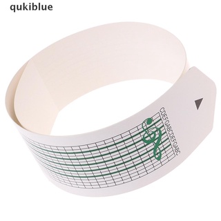 qukiblue 10pcs 15 tonos cinta de papel en blanco diy manivela caja de música componer papeles de música co (2)