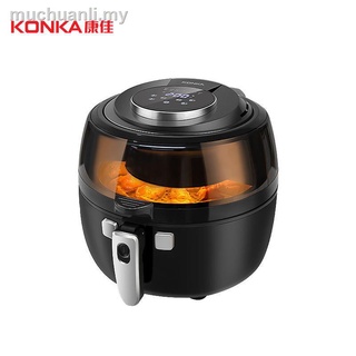 Konka máquina de freidora de aire L hogar multifuncional libre de aceite freidora fries horno eléctrico automático