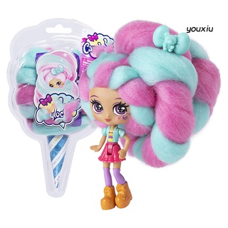 Yx-Wo Candylocks DIY peinado caramelo pelo muñeca niña accesorio niños juguete coleccionable