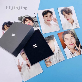 Hfjinjing 2 unids/set Lover pareja Kpop BTS anillo de dedo joyería para 2019 FINAL seúl Con +7pcs tarjetas fotográficas
