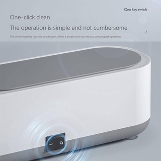 Limpiador ultrasónico de limpieza de ultrasonido lavadora portátil máquina de onda tanque de joyería gafas reloj de descontaminación profunda hogar (8)