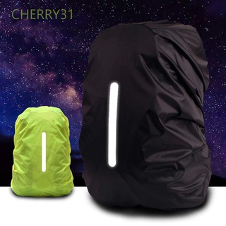 CHERRY31 Camping Hiking Waterproof Cover Portable Dustproof Cover Backpack Rain Cover Polyester Outdoor Bags 25-75L Outdoor Sport Climbing Bag Safety Reflective