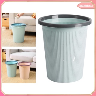 10 l hogar plástico cubo de basura creativo simple inodoro cocina presión anillo-trash puede sala de estar sin cubierta cesta de polvo